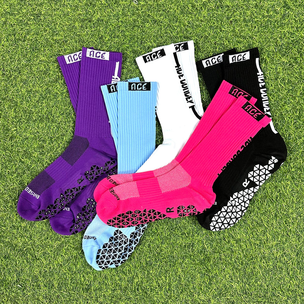 ACE PRO 防滑襪 ( 3對 ) ｜ACE PRO Anti-Slip socks ( 3 Pairs ) （ Free Sizes )