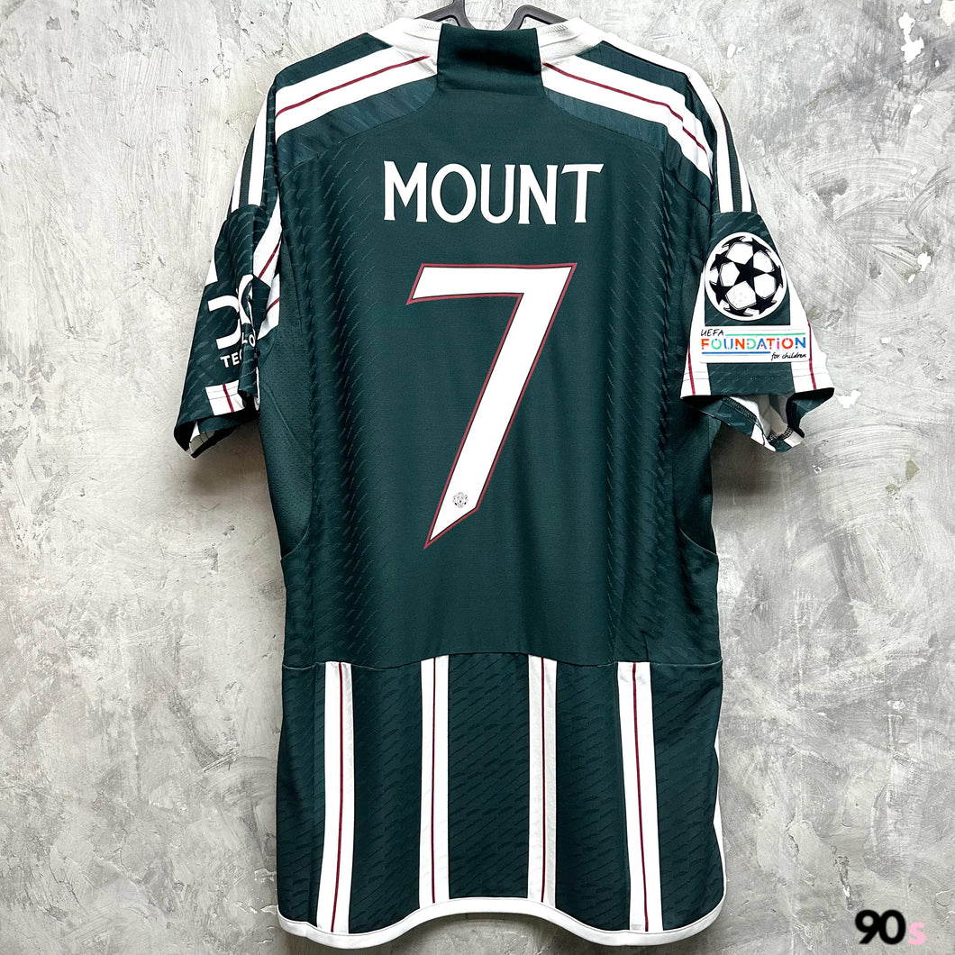 2023-24 曼聯｜作客｜球員版｜#7 曼治｜歐聯 Full Set｜BNWT｜Asia XL｜2023-24 Manchester United Away #7 Mount UCL Set Authentic ( Asia XL )
