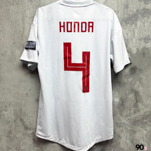 Load image into Gallery viewer, 2018-19 Japan｜Guest｜Player Edition｜2019 Asian Cup Full Set｜#4 Keisuke Honda｜90% New｜JP O｜2018-19 Japan Away Authentic #4 Honda (JP O)
