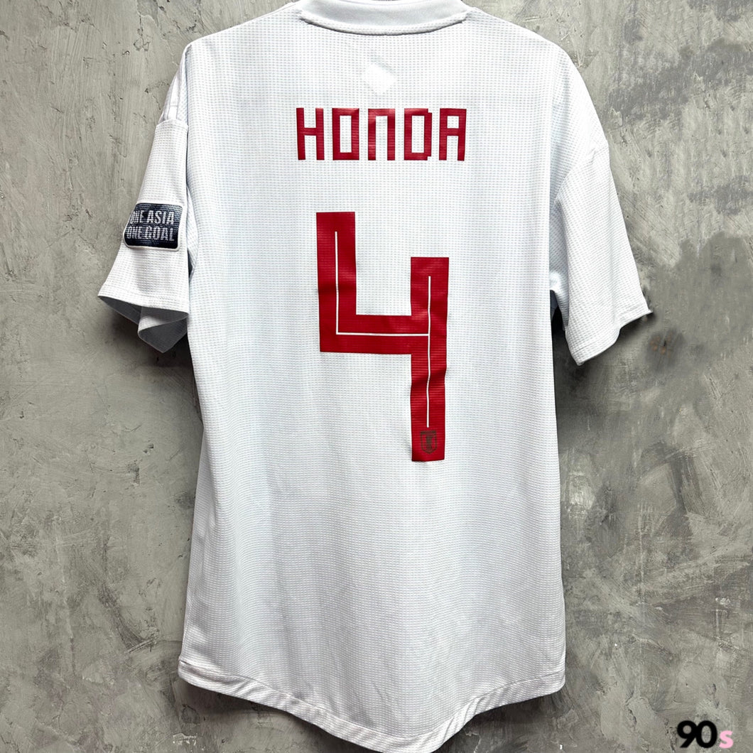 2018-19 Japan｜Guest｜Player Edition｜2019 Asian Cup Full Set｜#4 Keisuke Honda｜90% New｜JP O｜2018-19 Japan Away Authentic #4 Honda (JP O)
