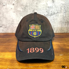 Load image into Gallery viewer, Travis Scott x 巴塞隆拿 Cap帽｜Brand New｜Travis Scott x FC Barcelona 1899 Distressed Hat ( Free Size )
