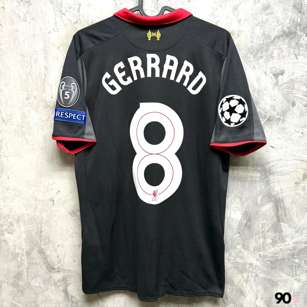 2014-15 利物浦｜第二作客｜#4 謝拉特｜歐聯 Full Set｜90% New｜S｜2014-15 Liverpool Third #4 Gerrard UCL Version ( S )