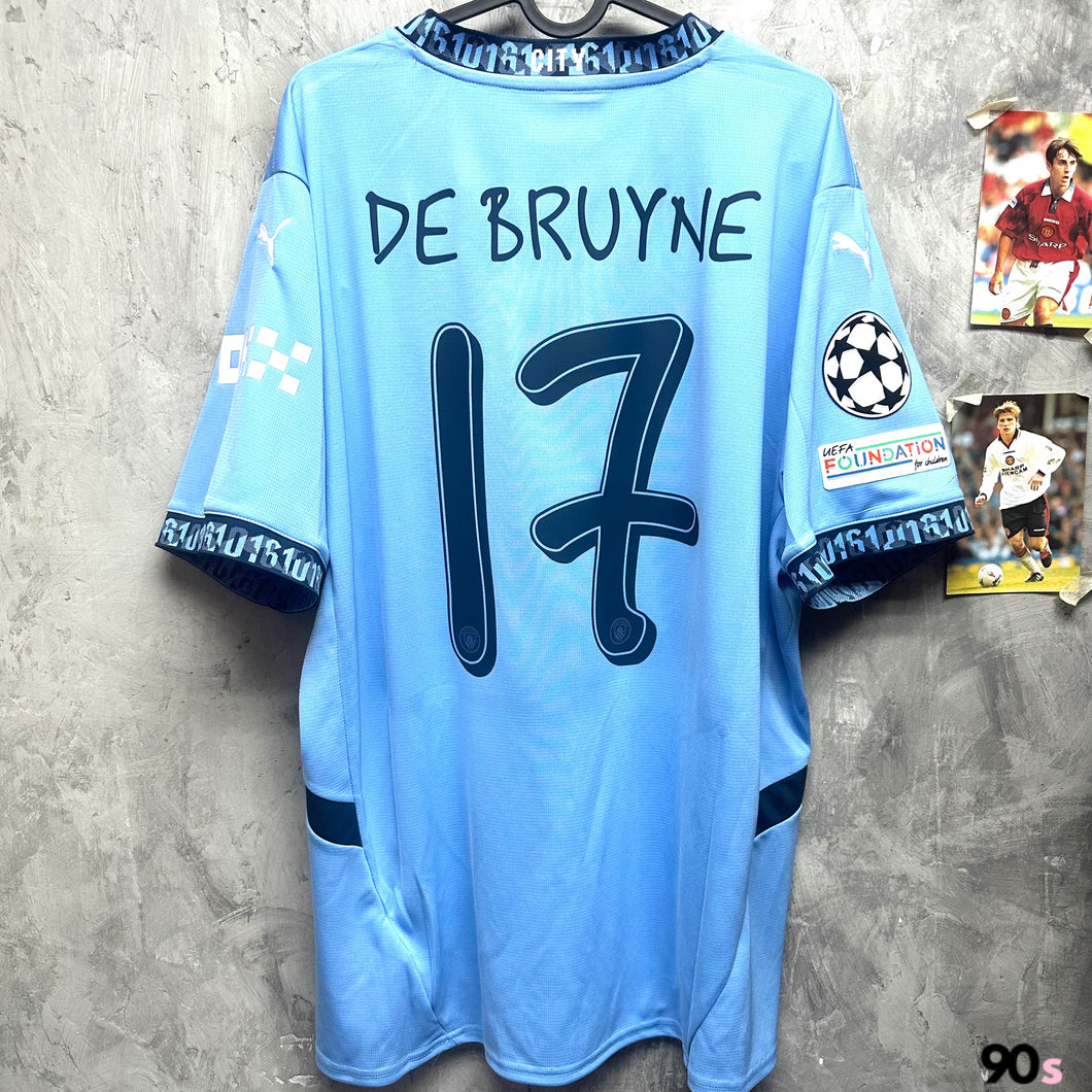 2024-25 曼城｜主場｜連英超字章 / 歐聯字章｜ BNWT｜2024-25 Manchester City Home with EPL version or UCL version ( Multiple Sizes )