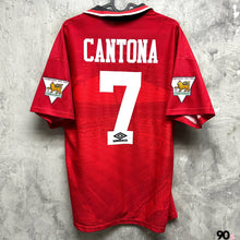 Load image into Gallery viewer, 1994-95 曼聯｜主場｜#7 簡東拿｜英超 Full Set｜90% New｜M｜1994-95 Manchester United Home #7 Cantona  ( M )
