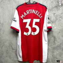 Load image into Gallery viewer, 2021-22 阿仙奴｜主場｜#35 馬天尼利｜英超 Full Set｜90% New｜XL ｜2021-22 Arsenal Home #35 Martinelli EPL Version ( XL )
