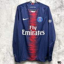 將圖片載入圖庫檢視器 2018-19 巴黎聖日耳門｜主場長袖｜#75 Paris Club Shop 限定｜90% New｜S｜2018-19 PSG Home L/S #75 Paris ( S )
