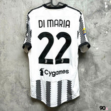 Load image into Gallery viewer, 2022-23 祖雲達斯｜主場｜#22 迪馬利亞｜友誼賽 Full Set｜更衣室球員版｜90% New｜Size 6｜2022-23 Juventus Home #22 Di Maria Friendly Version Player Issue ( Size 6 )
