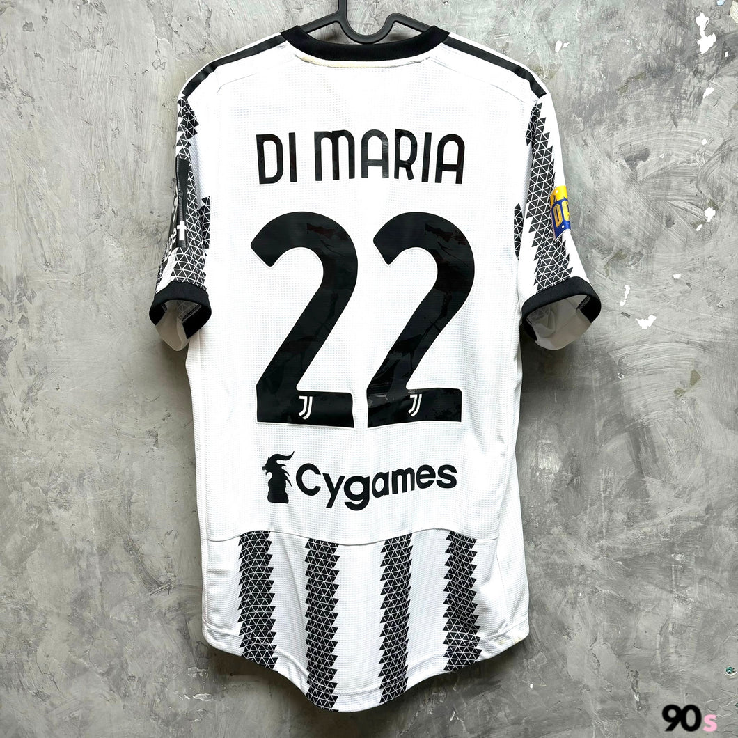 2022-23 祖雲達斯｜主場｜#22 迪馬利亞｜友誼賽 Full Set｜更衣室球員版｜90% New｜Size 6｜2022-23 Juventus Home #22 Di Maria Friendly Version Player Issue ( Size 6 )