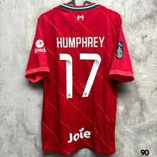 Load image into Gallery viewer, 2021-22 利物浦｜主場｜#17 Humphrey｜女子英超 Full Set｜90% New｜ M ｜2021-22 Liverpool Home #17 Humphrey WSL Version ( M )
