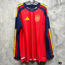 將圖片載入圖庫檢視器 2026-27 西班牙｜主場長袖｜球員版｜BNWT｜2026-27 Spain Home L/S authentic World Cup 2026 ( Multiple Sizes )
