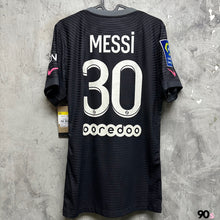 Load image into Gallery viewer, 《 拍賣貨品 》 2021-22 巴黎聖日耳門｜第二作客｜球員版｜#10 美斯｜法甲 Full Set｜BNWT｜S｜2021-22 PSG Third #10 Messi Ligue 1 Authentic ( S )
