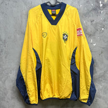 將圖片載入圖庫檢視器 2000-01 巴西｜長袖Training 外套｜90% New｜M｜2000-01 Brazil Training L/S ( M )
