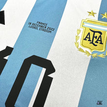 Load image into Gallery viewer, 2022-23 Argentina Home｜2 Star Home｜2022 World Cup Final｜#10 Messi｜ 2022-23 Argentina Home｜World Cup 2022 Final｜#10 Messi ( Multiple Sizes ) 
