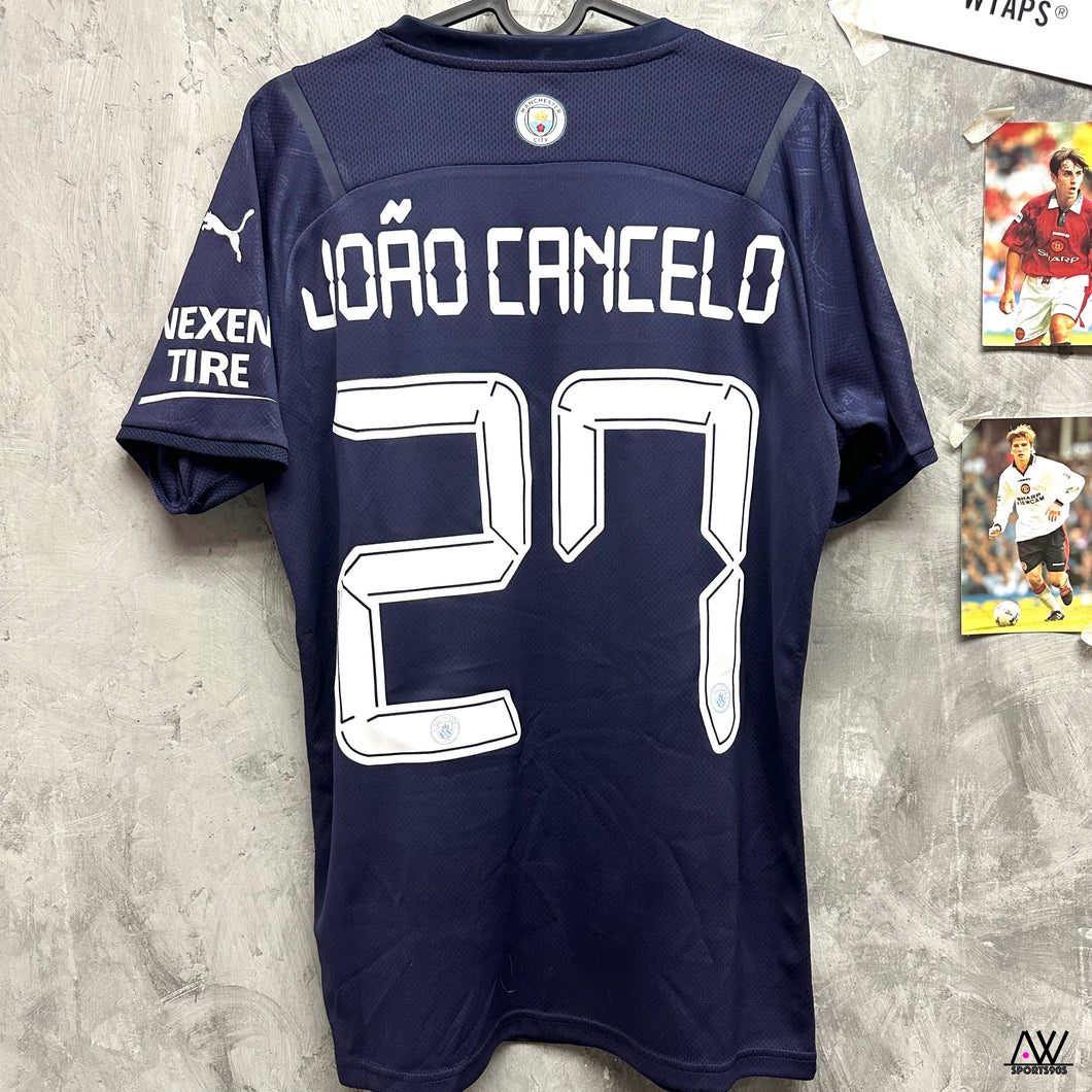 2021-22 曼城｜第二作客｜#27 簡些路｜歐聯 Full Set｜BNWT｜S｜2021-22 Manchester City #27 João Cancelo UCL Full Set (S)