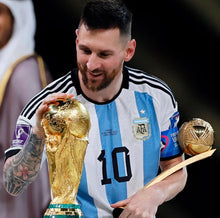 Load image into Gallery viewer, 2022-23 Argentina Home｜2 Star Home｜2022 World Cup Final｜#10 Messi｜ 2022-23 Argentina Home｜World Cup 2022 Final｜#10 Messi ( Multiple Sizes ) 
