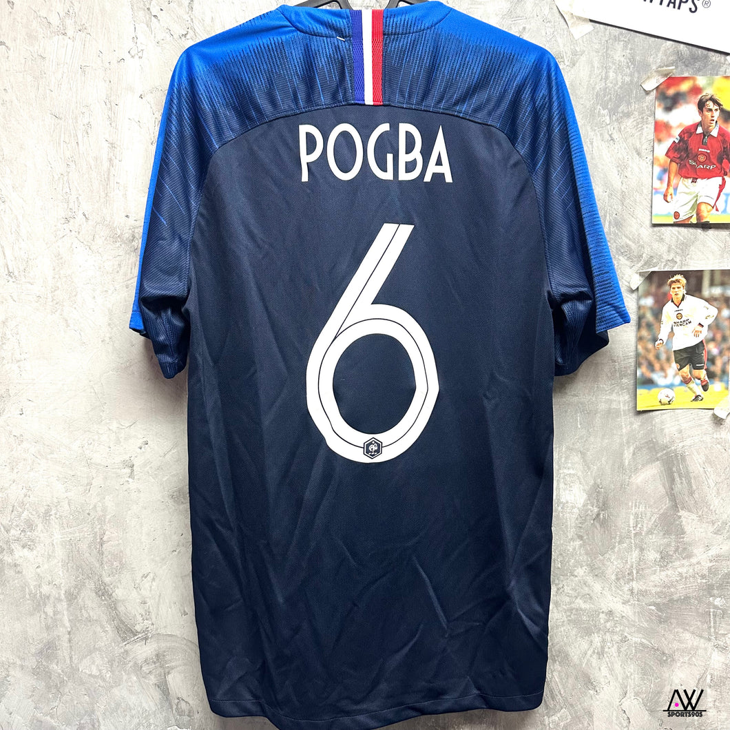 2018 France Home 1 Star #6 Pogba (M)