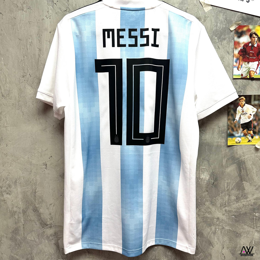 2018-19 Argentina | Home | #10 Messi | 90% New | JP L | 2018-19 Argentina Home #10 Messi (JP L)