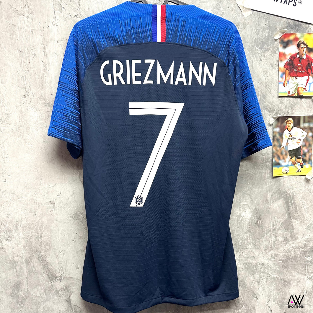 2018 France｜Single Star Home｜Player Edition｜#7 Kishavin｜95% New｜M｜2018 France Home Vapor 1 Star #7 Griezmann (M) 