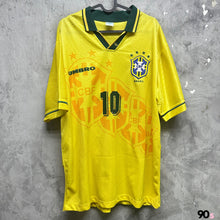 將圖片載入圖庫檢視器 1994-96 巴西｜主場｜#10 祖連奴｜80% New｜XL｜1994-96 Brazil Home #10 Juninho ( XL )
