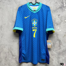 Load image into Gallery viewer, 2024-25 巴西｜作客｜#7 雲尼素斯｜BNWT｜M ｜ 2024-25 Brazil Away #7 Vinicius Jr ( M )
