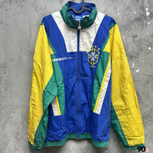將圖片載入圖庫檢視器 1994-96 巴西｜外套｜95% New｜L｜1994-96 Brazil Umbro Track Jacket （ L )
