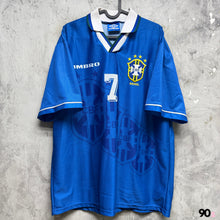 Load image into Gallery viewer, 1994-97 巴西｜作客｜#7 艾蒙度｜90% New｜L ｜ 1994-97 Brazil Away #7 Edmundo ( L )
