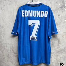 Load image into Gallery viewer, 1994-97 巴西｜作客｜#7 艾蒙度｜90% New｜L ｜ 1994-97 Brazil Away #7 Edmundo ( L )
