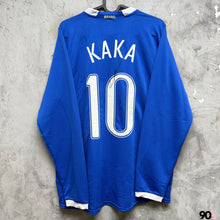 Load image into Gallery viewer, 【 Autograph 】 2006-08 巴西｜作客長袖｜#10 卡卡｜親筆簽名｜90% New｜M ｜ 2006-08 Brazil Away L/S #10 Kaka with Autograph ( M )
