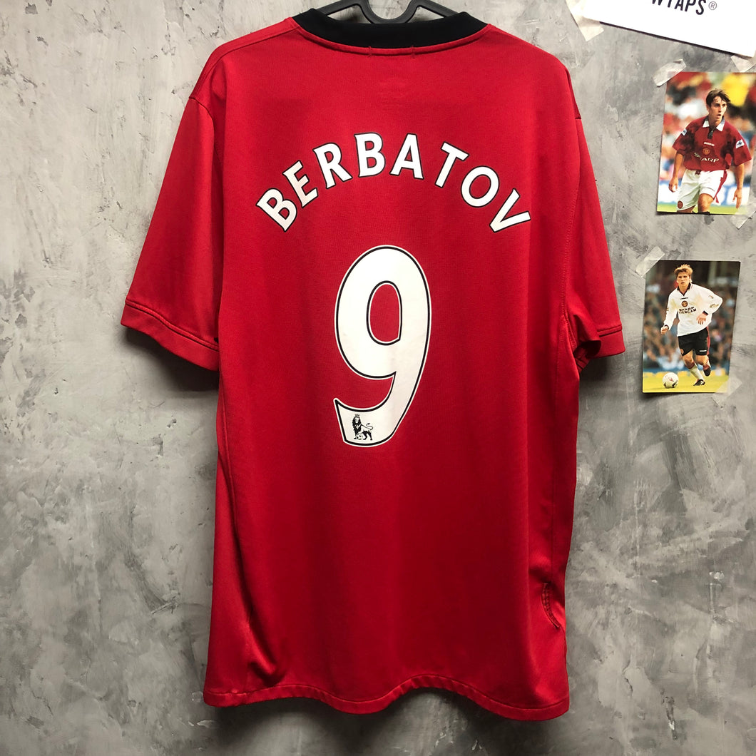 2009-10 Manchester United | Home | #9 Berbatov (L) | 90% New | L | 2009-10 Manchester United Home #9 Berbatov (L)