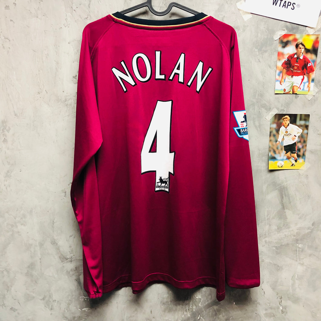 2006-07 Bolton Away L/S #4 Nolan (L)