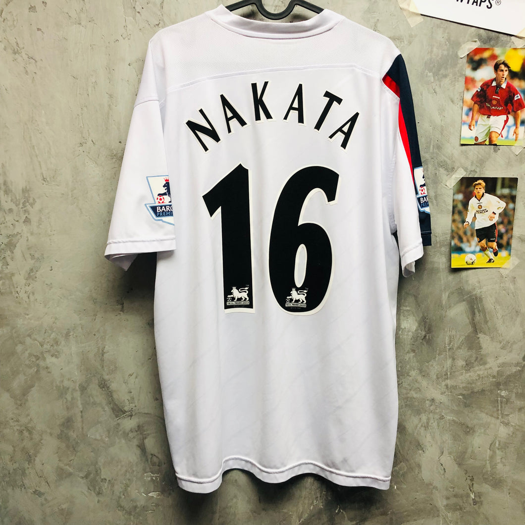 2005-06 | Bolton | Home | #16 Hidetoshi Nakata | Premier League Full Set | 80% New | XL | 2005-06 Bolton Home #16 Nakata (EPL Full Set) (XL)
