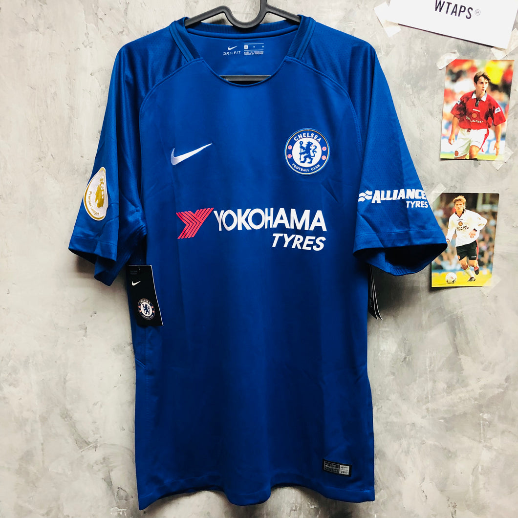 2017-18 車路士｜主場｜英超章｜BNWT｜M｜2017-18 Chelsea Home with EPL Badge (M)