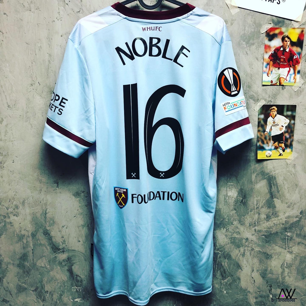 2021-22 韋斯咸｜作客｜#16 盧保｜歐霸Full Set｜BNWT｜L｜2021-22 Westham Away #16 Noble Europa version (L)