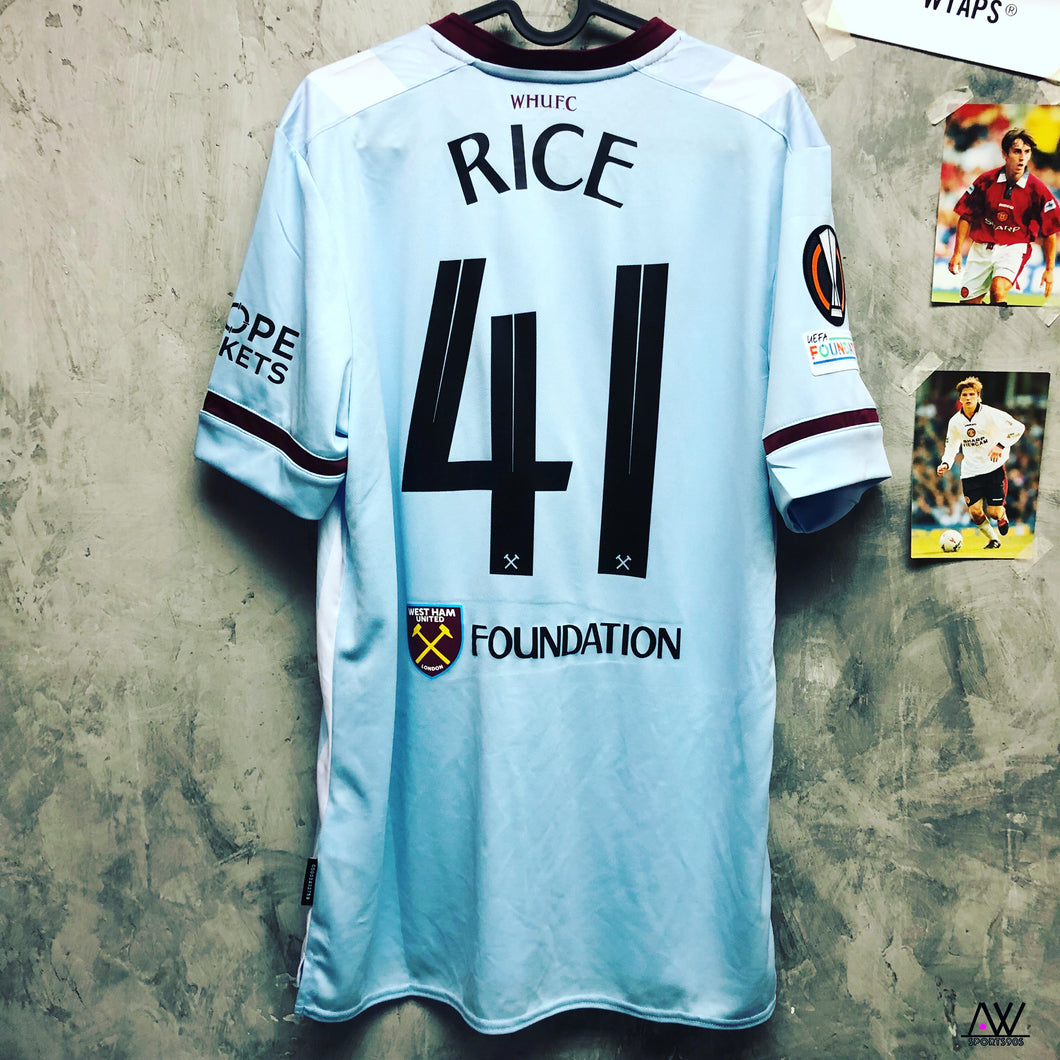2021-22 韋斯咸｜作客｜#41 懷斯｜歐霸Full Set｜BNWT｜L｜2021-22 Westham Away #41 Rice Europa version (L)