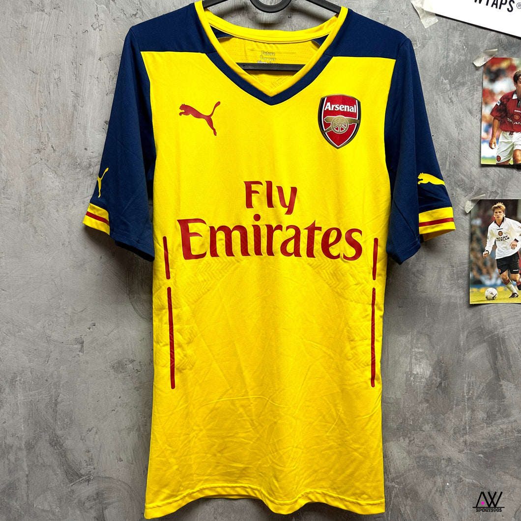 2014-15 阿仙奴｜作客｜球員版｜BNWT｜M ｜2014-15 Arsenal Away Player Issue ACTV Fit (M)