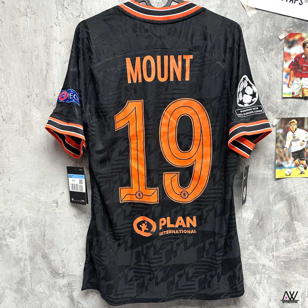 2019-20 車路士｜第二作客｜球員版｜#19 曼治｜歐聯Full Set｜BNWT｜M｜2019-20 Chelsea Third #19 Mount Player Version UCL Set (M)